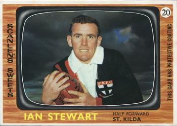 1967 Scanlens VFL #20 Ian Stewart Front